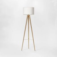 Delavan Metal Tripod Floor Lamp Brass Lamp Only - Project 62 : Target