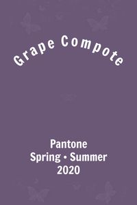 Pantone Grape Compote #pantone #trends #color #ss2020