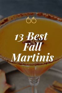 It’s autumn, so it’s time for fall martinis! Whether you’re craving the flavors of apples, pumpkin, or spice, we’ve got you covered with these 13 fall martini cocktail recipes.