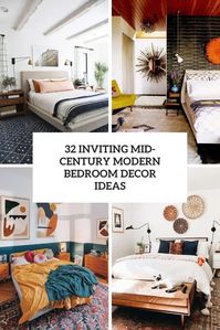 32 Inviting Mid-Century Modern Bedroom Decor Ideas - Shelterness