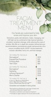 Best Esthetician Service Menu Template Pdf Example Published by Albert Sulton. Esthetician service menu template, An restaurant is a huge part of the restaurant's brand identity. It reflects who you are in the marketplace. Menus ...