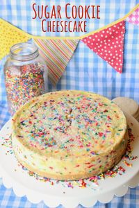 Munchkin Munchies: Sugar Cookie Cheesecake