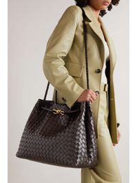 BOTTEGA VENETA Andiamo large embellished intrecciato leather tote