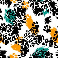 Leopard print animal seamless pattern. P... | Premium Vector #Freepik #vector #pattern