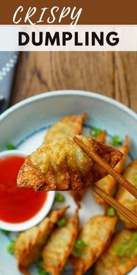 Create this restaurant quality easy dumpling recipe at home. This dumpling recipe made with juicy chicken filling wrapped in gyoza skin. Perfect as an appetizer or party snack.