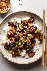 Gochujang eggplant