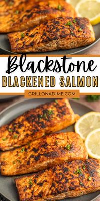 Blackstone Blackened Salmon Recipe - grillonadime.com