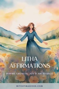 Embrace the radiant energy of Litha with affirmations that nurture growth, joy, and abundance! Celebrate the height of the sun's power during the Summer Solstice as you align with the rhythms of nature. Infuse your spirit with positivity and vitality, harnessing the vibrant energy of the season to manifest your dreams. Explore affirmations that ignite your inner fire and illuminate your path toward fulfillment. #Litha #SummerSolstice #Affirmations #Growth #Joy #Abundance #CelebrateNature