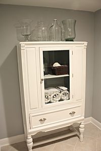 Lovely! will be doing this with moms china cabinet