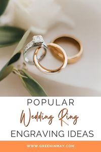 Hey there lovebirds! Are you searching for the perfect way to personalize your wedding rings? Engraving a special message or symbol is a great way to add a meaningful touch to your rings. We've compiled a list of unique and popular wedding ring engraving ideas to inspire you and make your rings even more special.