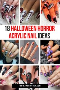 Get ready to turn heads with these 18 Halloween horror acrylic nail ideas to rock the party! From creepy designs to vibrant colors you never imagined, these nails will elevate your Halloween look. Make a bold statement this spooky season!
#AcrylicNails #HalloweenNailArt #NailDesigns #SpookySeason #NailInspo