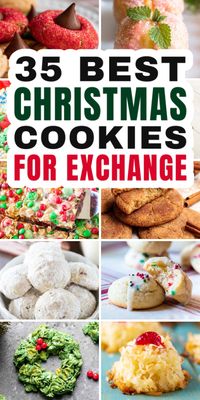 Looking for the perfect Christmas cookies for a cookie exchange? Discover 35 of the best recipes, from classic sugar cookies to festive gingerbread and decadent chocolate treats. These holiday favorites are sure to impress at any cookie swap! Whether you're a baking pro or just getting started, these easy-to-follow recipes will help you make sweet memories this season. Perfect for sharing and gifting!