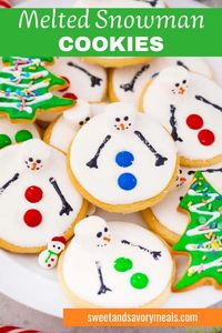 Melted snowman cookies are a fun and festive treat, perfect for holiday baking. The end result is a whimsical and adorable dessert that brings both flavor and holiday cheer to your table.