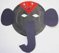 India crafts for kids  | Elephant Mask Craft For Kids