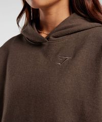 Gymshark Rest Day Sweats Hoodie - Cozy Brown Marl | Gymshark