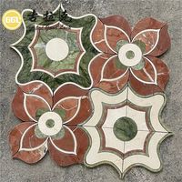 Flower Shape Marble Waterjet Parquet Feature Mosaic Tile For Wall - Buy Flower Shape Marble Waterjet Mosaic,Waterjet Wall And Floor,Waterjet Mosaic Tile Product on Alibaba.com