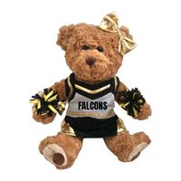 Excited to share this item from my #etsy shop: Cheerleader Teddy Bear | Cheer Teddy Bear | Custom Stuffed Animal | Custom Plush Toy | Custom Plushie | Cheerleader Uniform | Cheer Gifts