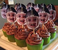 Got a little one with a birthday coming up? These custom photo cupcake toppers are for you! These include any football helmet. Colors can be changed to meet your needs. All you do is send the photo to me, I will add the helmets, send them back to you via email and you get to print as many of these as you like. PLEASE NOTE that you are purchasing a customized digital file - nothing will be sent physically. You will receive a digital file VIA EMAIL with 12 images on a page for you to print, cut ou