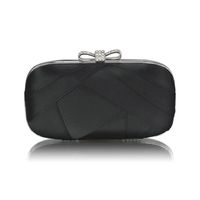 Gail Luxury Satin Clutch Handbag - Black  Also in ivory, navy and silver http://www.happyweddingday.co.uk/collections/bags/products/gail-luxury-satin-clutch-handbag