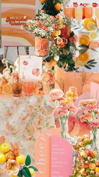 Citrus theme party decor #partydecor #themeparty #citruswedding