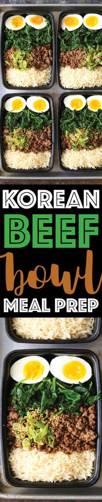 Korean Beef Bowl Meal Prep - Damn Delicious