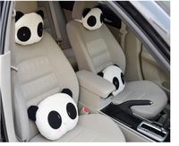 Panda Car Headrest and Pillows