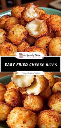 Savor the cheesy, crispy delight of these Mozzarella Fried Cheese Bites! Made with a blend of breadcrumbs and Parmesan, these snacks are fried to a perfect golden brown. They’re easy to make and even easier to eat! Key Ingredients: 1 cup shredded mozzarella cheese 1/2 cup breadcrumbs 1/4 cup grated Parmesan cheese 1/2 tsp onion powder