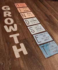 Beautiful boho/calm colors display to remind students to use growth mindset affirmations in the classroom! #growthmindset #teachers #teacherspayteachers #classroom #classroomdecor