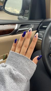 almond nails/ almond nail designs/  almond nail ideas/ almond nails trendy/ almond nails french tips/ almond nails spring/ almond nails blue/ almond nails short/ almond nails fench/ almond nails stars