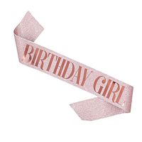 100% brand new and high quality. Unique design with glitter Birthday Queen writing. Perfect for women girls birthday party. Iron before using will be much better, the right way to get perfect effect on vision. Material: Satin sash Color: As the pictures shown Size: Around 156*9.5CM,one side - 30.7 x 3.74" Package includes: 1pc Birthday Queen Satin Sash Note: Under the influence of light and the display, the color difference may decrease slightly. Due to manual measurement, please allow size diff