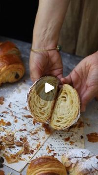 Food Art Project on Instagram: "Easy Croissant and Pain Au Chocolat by @turkuazkitchen

Ingredients
3/4 cup water (165ml)
2 1/4 tsp instant dry yeast (7g)
3/4 cup milk (165ml)
4 tbsp granulated sugar (48g)
Pinch of salt (2g)
4 1/4 cups flour (560g)
4 tbsp butter (55 g)

For the Butter Layer:
2 stick butter 226g

Instructions

In a large bowl (preferably of a stand mixer), add flour and make a well. Add sugar, and salt over the flour. Add water, milk, and yeast to the well. Make sure salt and yeast don't touch each other directly!
Mix them well until combined for about 3-4 minutes. Add the room temp butter and knead the dough using a stand mixer or hand for 7-8 minutes. Cover the dough with plastic wrap and let it rest for 10-15min. Then knead the dough for an additional 4-5 min.
Cover the 