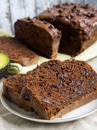 Double Chocolate Avocado and Zucchini Bread