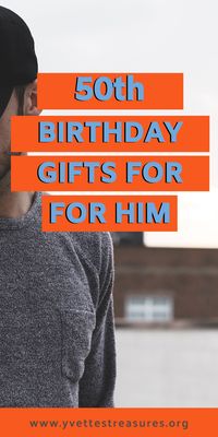 We have the Ultimate list of 50th Birthday gift ideas for men. They will absolutely love these 50th Birthday gift ideas. From funny gift ideas to anything in between. You're sure to find a gift your 50th birthday boy will love! #50thbirthdaygiftsformen #giftguides #birthdaygiftsforboyfriend #giftideas #giftsforhim #50thbirthday