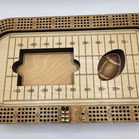 Football Cribbage Board – WillowberryWorkshop