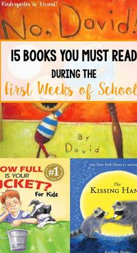 This list of read-alouds is great for the first week of school with your kindergarten students! These books and activities will help fill your school day when you head back to school. My kids favorite is definitely number 2!