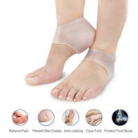 2 Pairs Anti-slip Shoe Pads Inserts Gel Forefoot Insoles for Women Color: as shown.