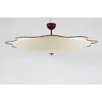 Mid-Century Flush Mount Uplight Ceiling Lamps from Filmcasino Vienna, 1950s | Chairish