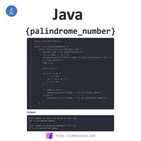 A palindrome is a word that has the same meaning when read backwards as when read from the front. Examples of palindromes are: Anna, madam, level, racecar and many more. Mathematics also knows palindromes. Here we talk about palindromes if the numbers do not change when the sequence of numbers is reversed, for example 22 or 141. #java #javaprogramming #javacode #javacoding #learnjava #code #codes #coding #learntocode #learncode #learncoding #learnprogramming #programming #softwaredeveloper #dev