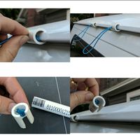 DIY Van Rain Gutter Clip. Made from PVC.