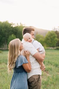 Posing for a family of 3 | Staheli Family | Utah Family Photographer | Mini Session