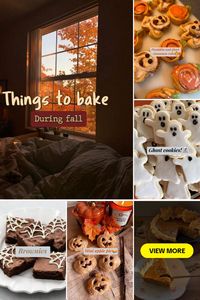 Things to bake during fall!🍁