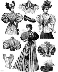 And more Victorian fashion