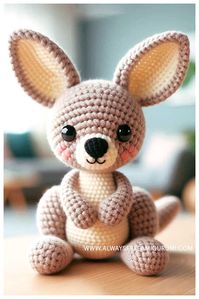 Amigurumi Kangaroo Crochet Free Pattern