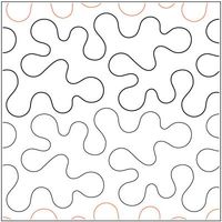 Pantographs are continuous line quilting pattern designs on a paper roll designed for use on longarm quilting machines. The roll is approx. 11 to 12 feet long. A quilting pantograph pattern is typically used by longarm machine quilters or machine quilters using a frame.