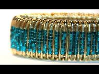 How To Create a Gorgeous Safety Pin Fashion Bracelet - DIY Style Tutorial