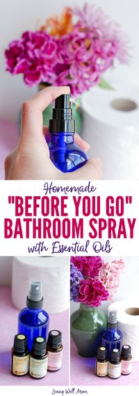 Bathroom freshener ideas have never been “fresher” than with this homemade essential oil poopouri spray! Learn how to make this easy DIY with just 3 simple ingredients, and your family will thank you!
