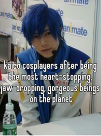 how to be pretty :( #vocaloid #kaito #kaitovocaloid #cosplay