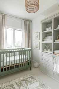 35 Sage Green Nursery for a Soothing Space for Your Baby