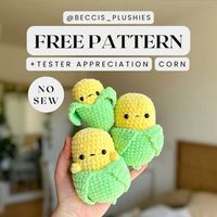 You can find the pattern in my ig profile: beccis_plushies😊🌽