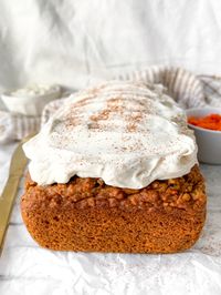 Dairy Free Carrot Cake Banana Bread - Hello Spoonful